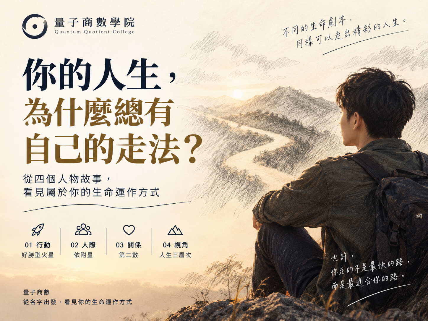 你的人生，為什麼總有自己的走法？